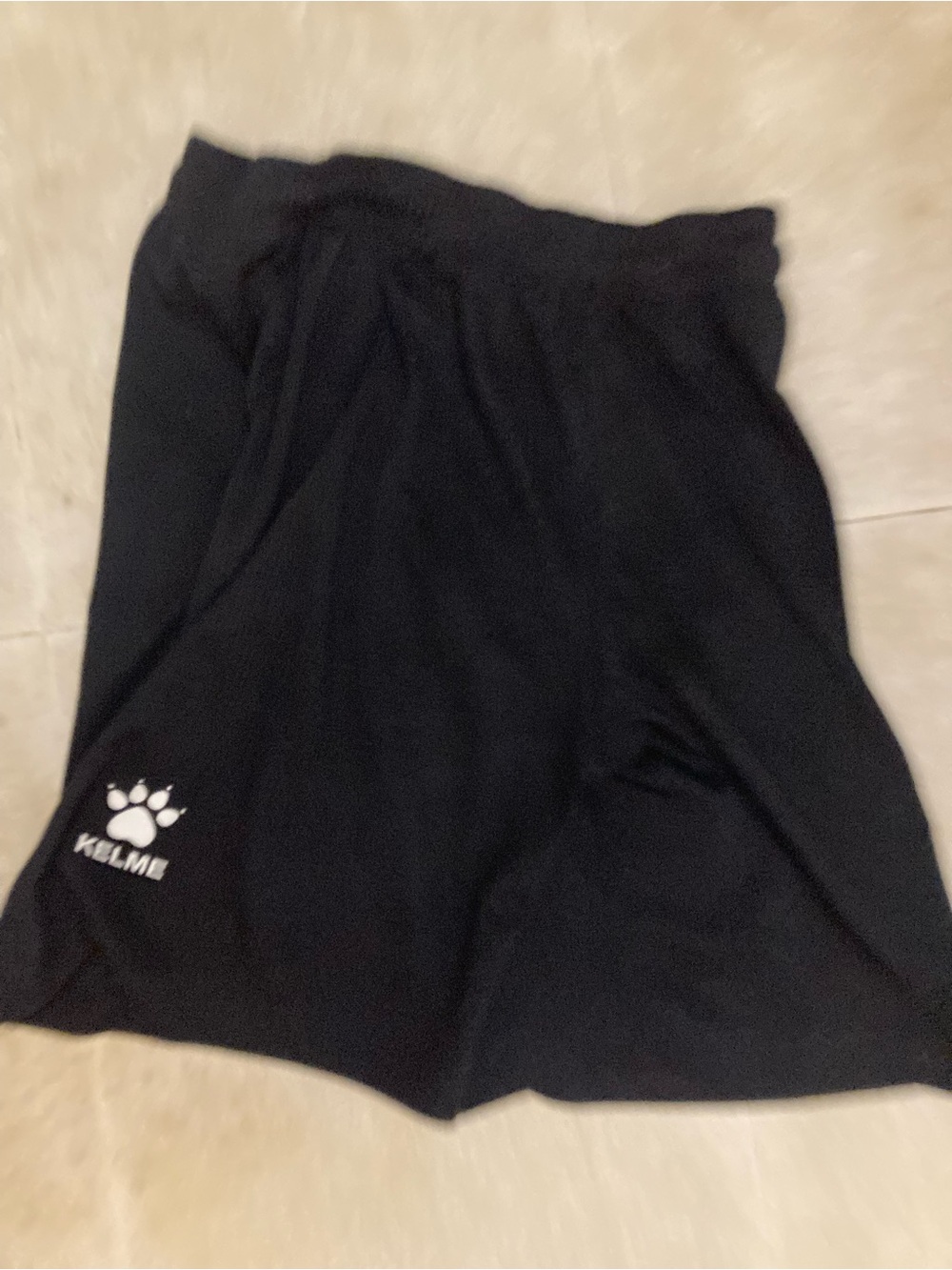 Kelme Black Athletic Mini Skirt with Elastic Waist